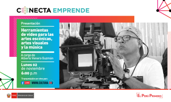 CONECTA EMPRENDE - Herramientas de video para las artes escénicas, artes visuales y la música