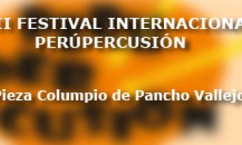 Concierto de Clausura del II Festival Internacional de PerúPercusión. Pieza Columpio de Pancho Vallejos