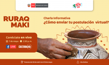 Charla informativa ¿Cómo enviar tu postulación virtual?