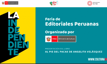 Feria de editoriales independientes - Al pie del pacae de Angelita Velásquez 