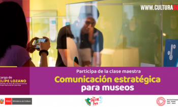 Participación de la clase maestra comunicación estratégica para museos