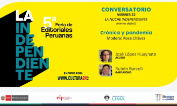 5ta feria de editoriales peruano - Crónica y pandemia