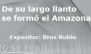 De su largo llanto se formó el Amazonas. Exposición de Brus Rubio