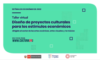 Taller virtual diseño de proyectos culturales para los estímulos económicos 