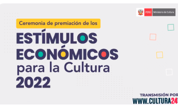 Ceremonia de premiación de los estímulos económicos para la cultura 2022