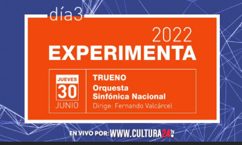 Experimenta 2022 festival de música contemporánea - experiencia musical y entrevistas con diferentes compositores en el foyer del Gran teatro Nacional