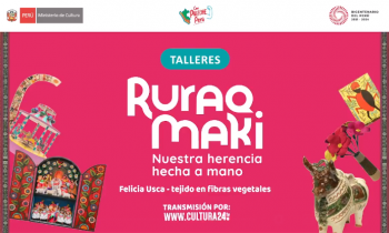 Ruraq maki nuestra herencia hecha a mano - tejido en fibras vegetales