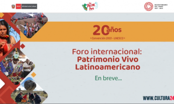Inauguración del Foro Internacional "Patrimonio vivo latinoamericano"