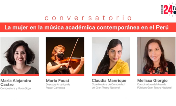 Conversatorio - -La mujer en la música académica contemporánea en el Perú