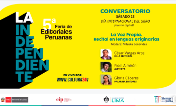 5ta feria de editoriales peruanas - La voz propia, recital en lenguas originarias