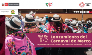 Lanzamiento del carnaval de Marco - Expresión declarada como Patrimonio Cultural de la Nación