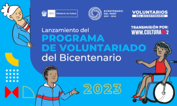 Lanzamiento del programa de voluntariado del Bicentenario 2023