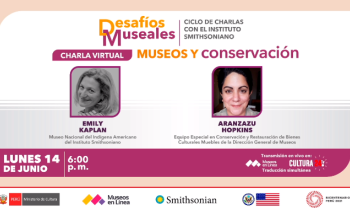 Ciclo de charlas con el instituto Smithsoniano - museos y conservación