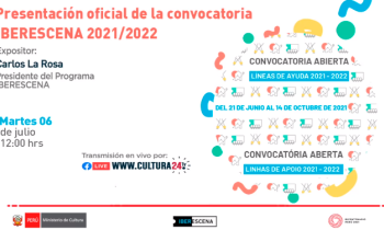 Presentación oficial de la convocatoria IBERESCENA 2021/2022