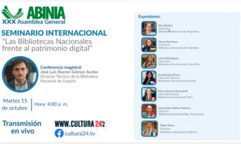 Seminario Internacional - Las bibliotecas nacionales frente al patrimonio digital.
