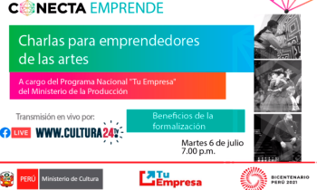 Charla para emprendedores de las artes