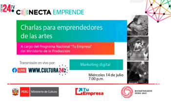 Charla para emprendedores de las artes - marketing digital