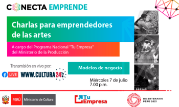 Charlas para emprendedores de las artes - modelos de negocio