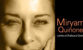 Concierto homenaje a Chabuca Granda. Miryam Quiñones.