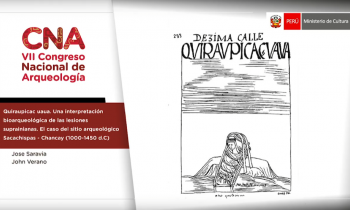 VII Congreso Nacional de Arqueología - Quiraupicac uaua. interpretación bioarqueología de las lesiones suprainianas 