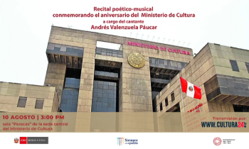 Recital poético-musical conmemorando el aniversario del Ministerio de Cultura