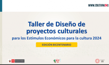Taller de diseños de proyectos culturales - Estímulos Económicos para la Cultura 2024